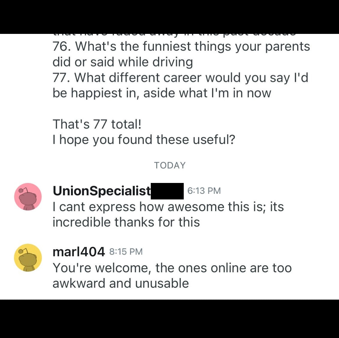 Questions She'll Love