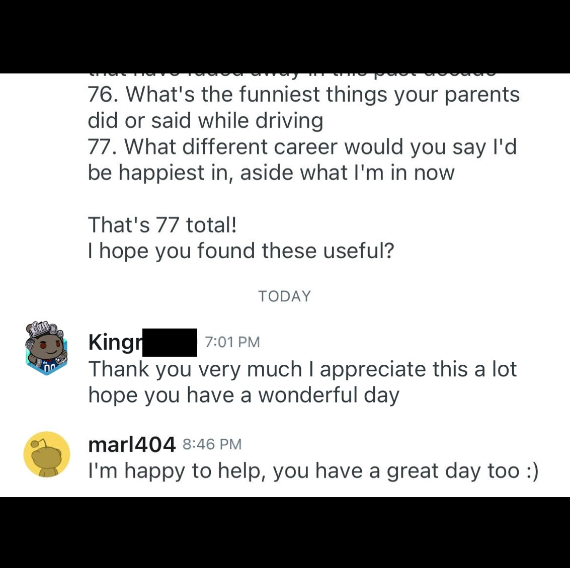 Questions She'll Love