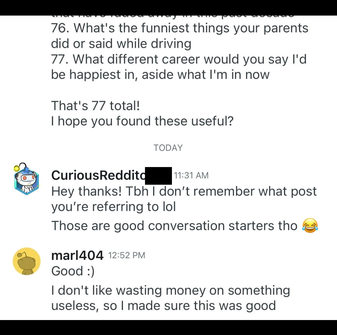 Questions She'll Love