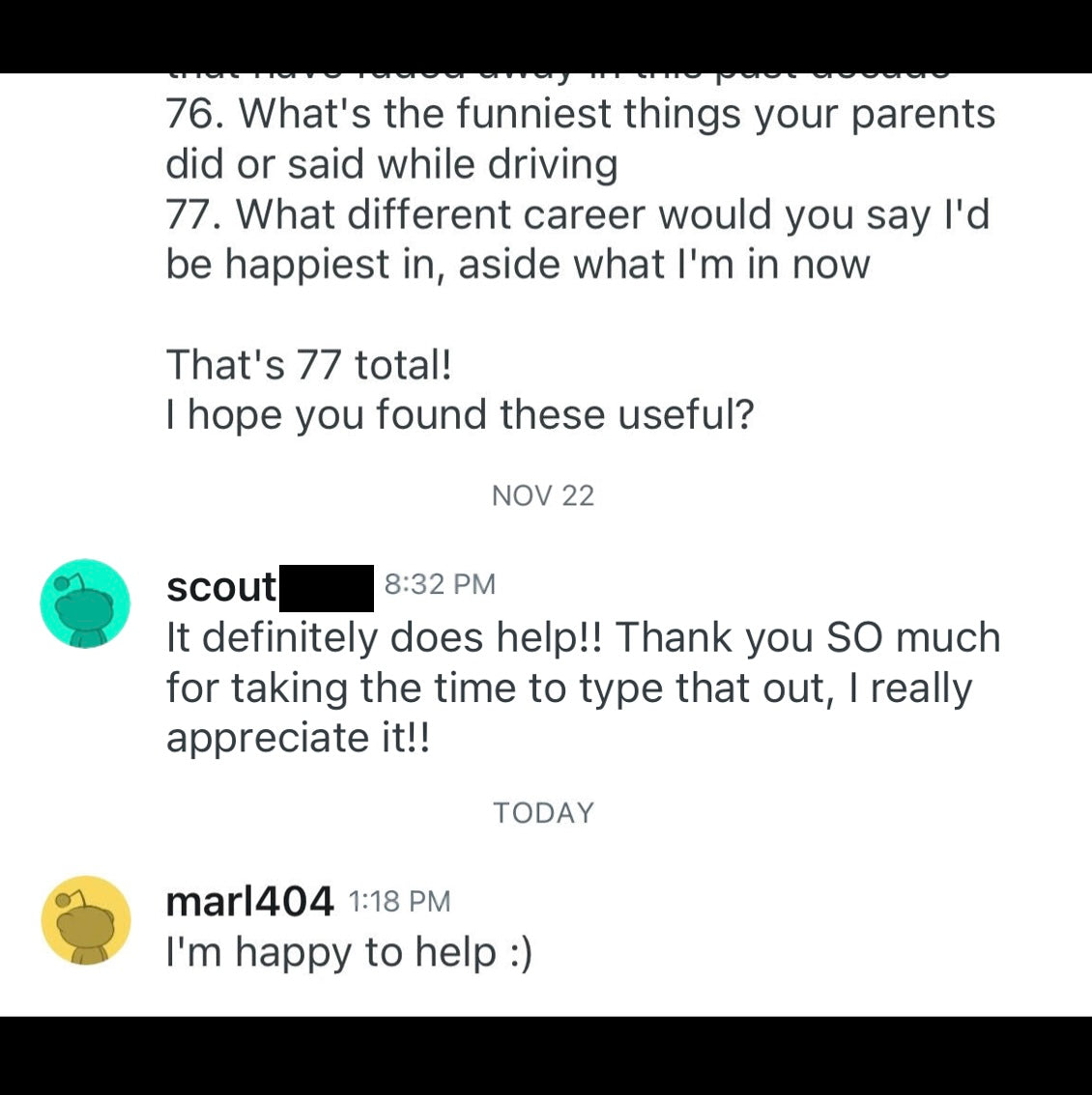 Questions She'll Love