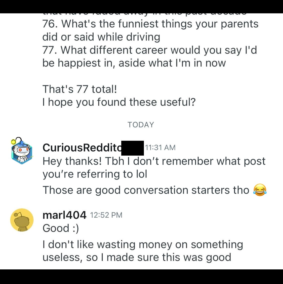 Questions She'll Love