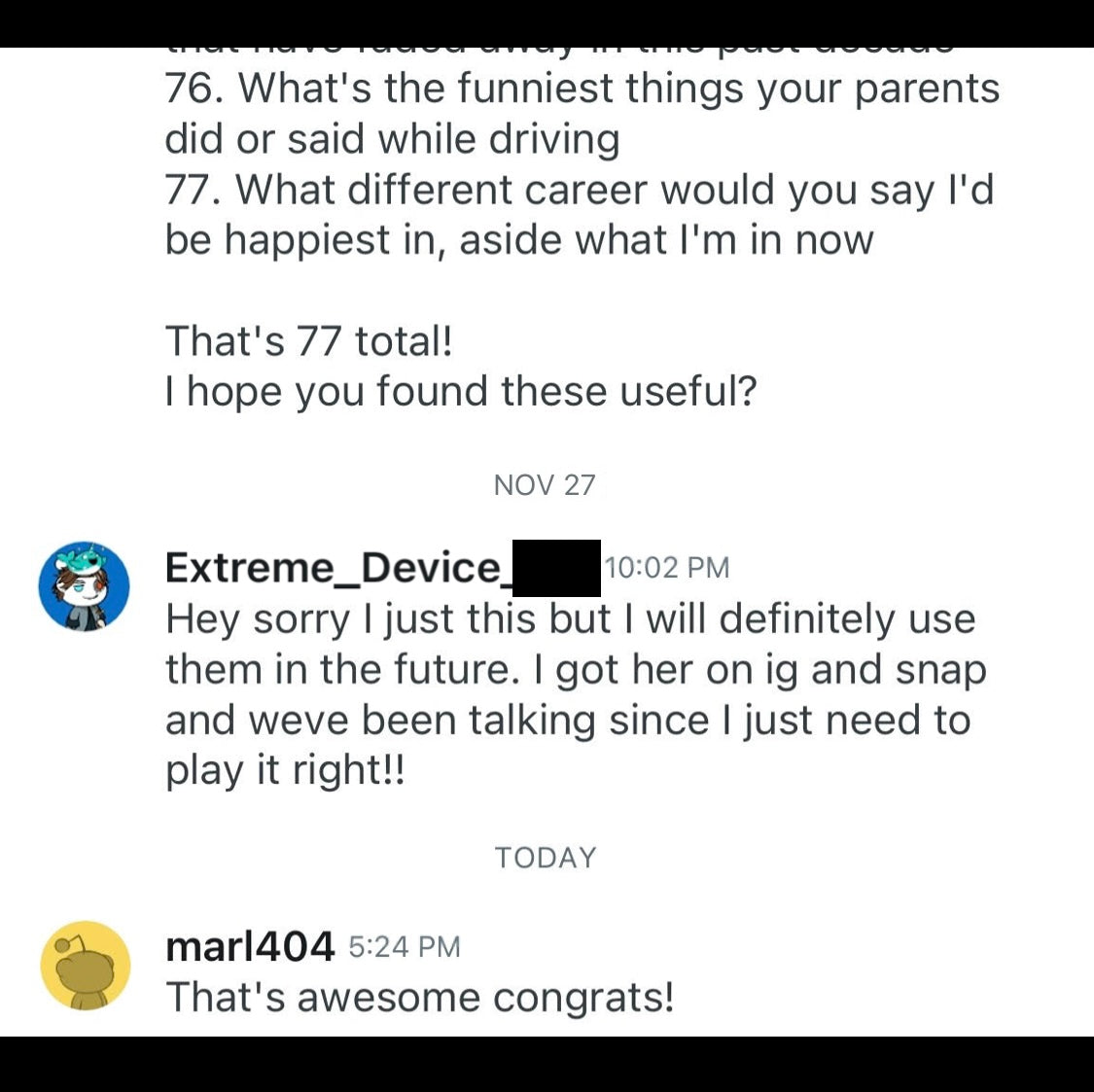 Questions She'll Love