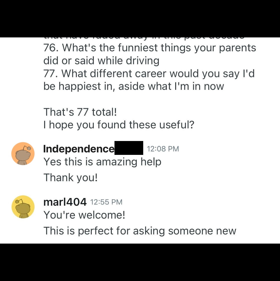 Questions She'll Love