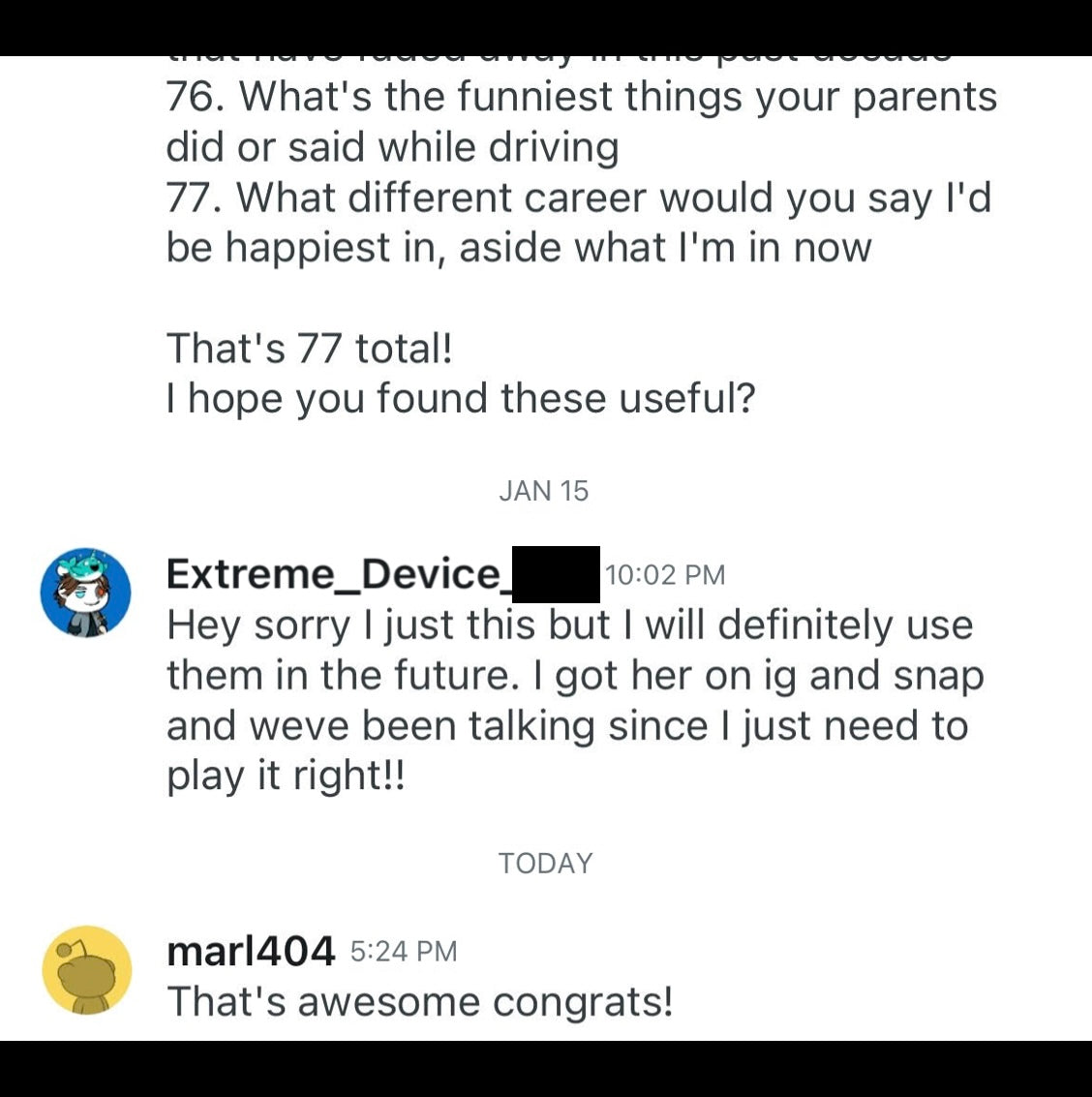 Questions She'll Love