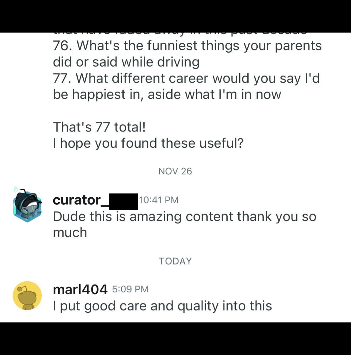 Questions She'll Love