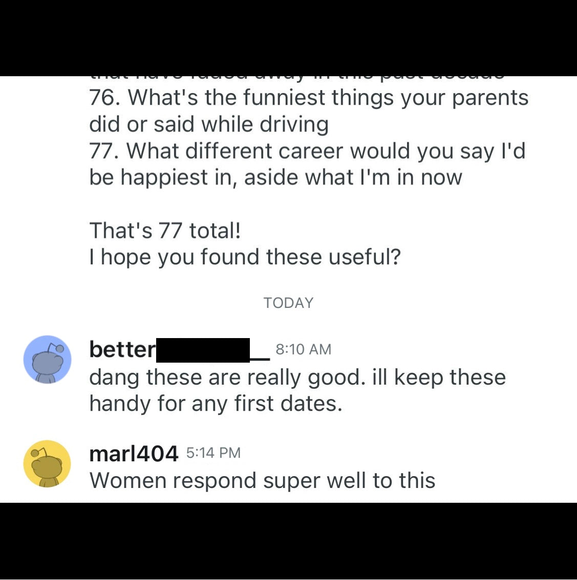 Questions She'll Love